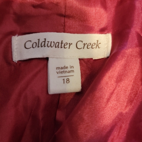 Coldwater Creek Autumn Red Blazer - Picture 4 of 6